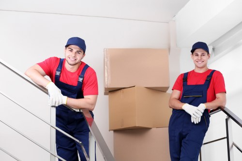 Packing boxes and protective materials for a Marylebone move