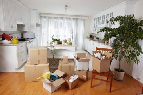 Professional movers handling apartment removal logistics in Marylebone