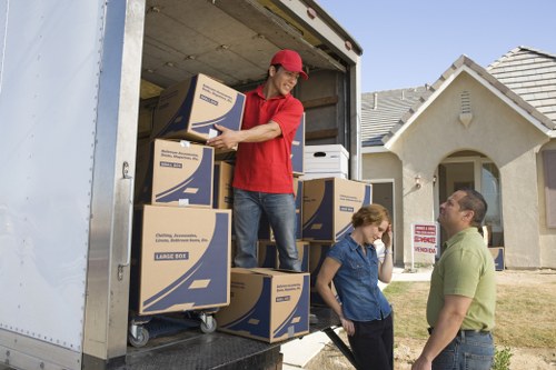 Professional movers handling a local Marylebone relocation with care
