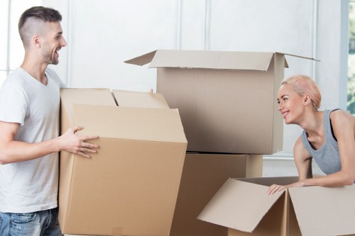 Local team handling bulky furniture pick-up in central London