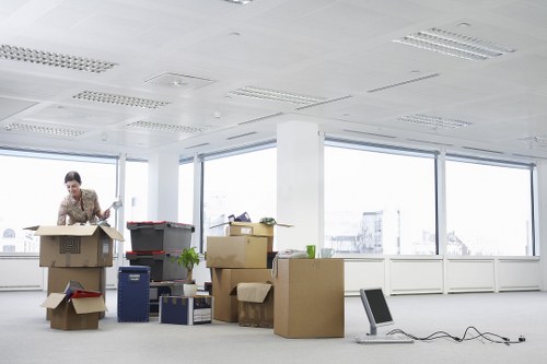 Office and home items being moved on short notice in Marylebone